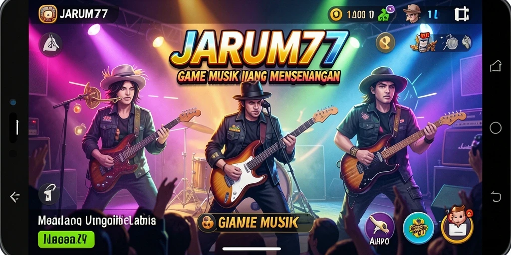 Tampilan gameplay JARUM77 yang menarik dan penuh warna.