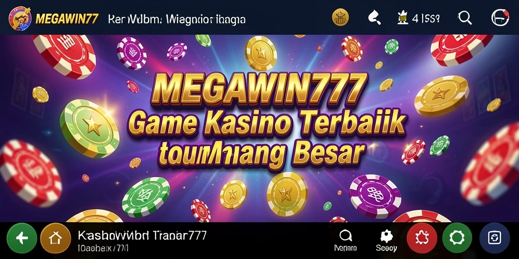 Tampilan gameplay MEGAWIN777 yang menarik dan mengasyikkan dalam permainan Kasino.
