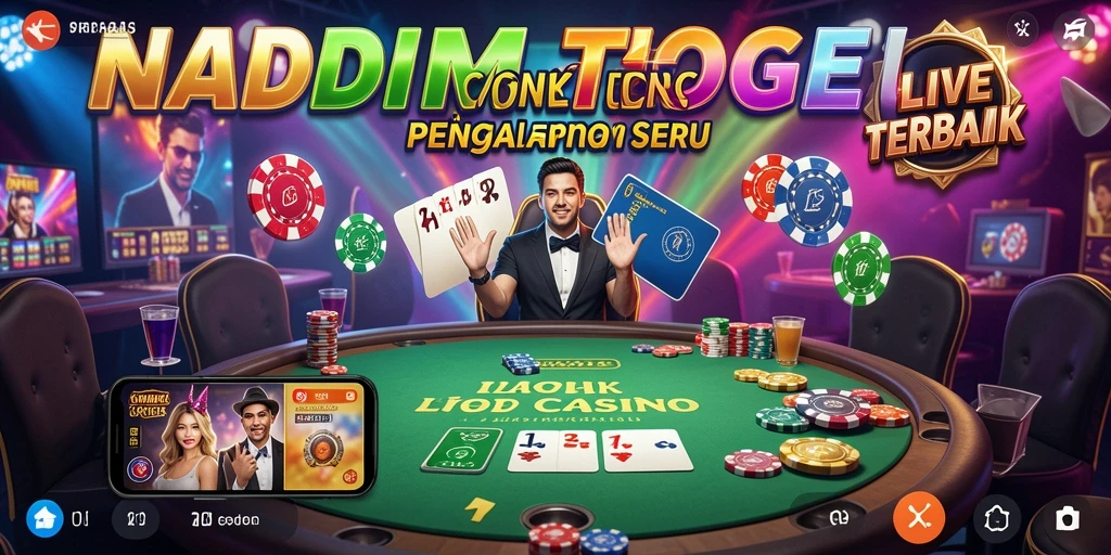Tampilan gameplay Live Casino di NADIMTOGEL yang menarik.